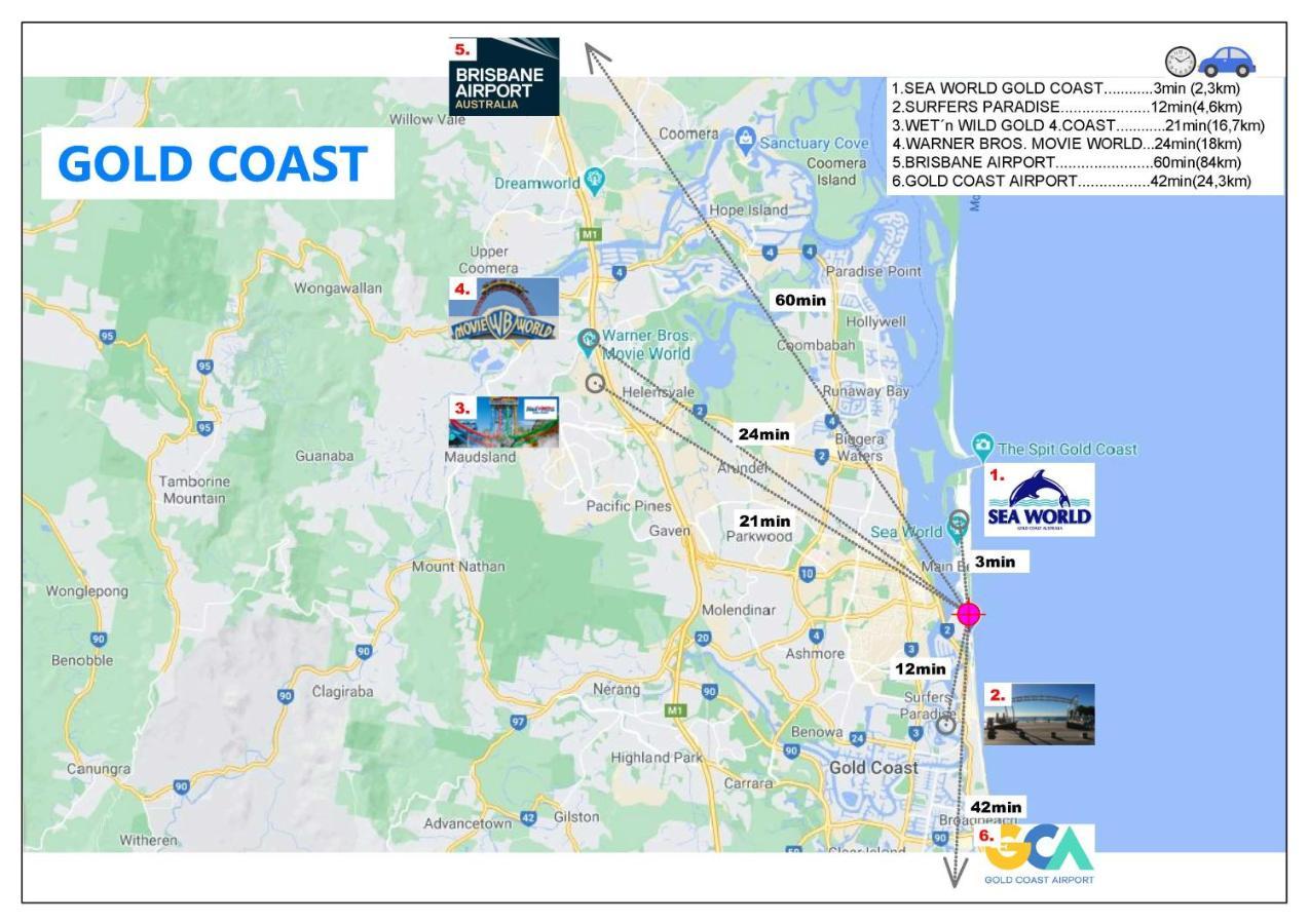 Beachside/ Paradise Best Views Gold Coast Eksteriør billede